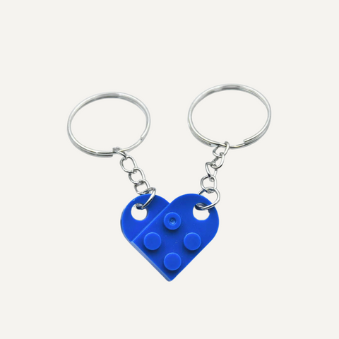 Heart Brick Keychain