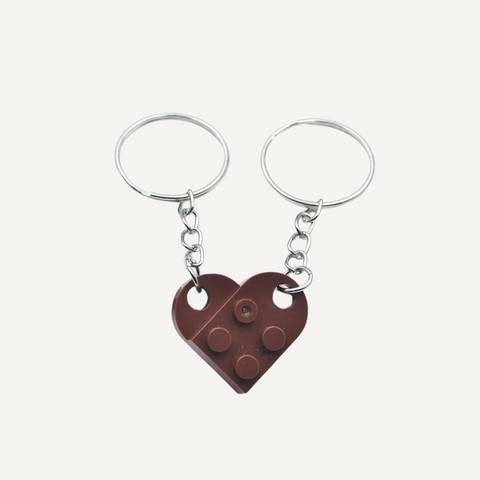 Heart Brick Keychain