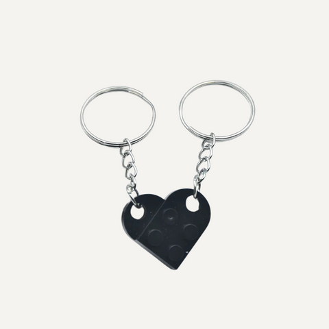 Heart Brick Keychain