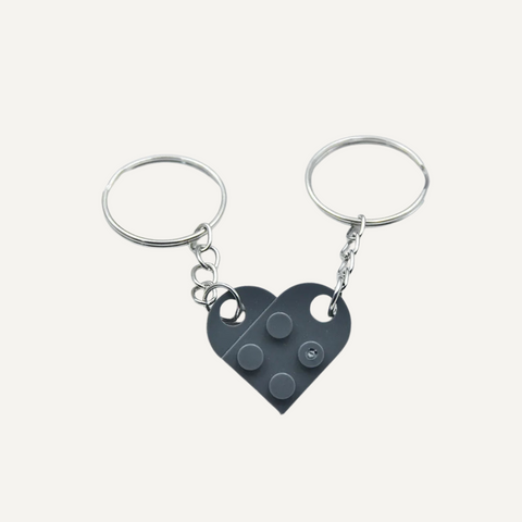 Heart Brick Keychain