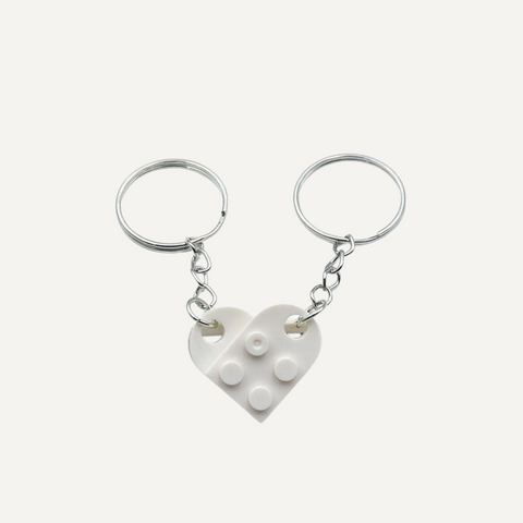 Heart Brick Keychain