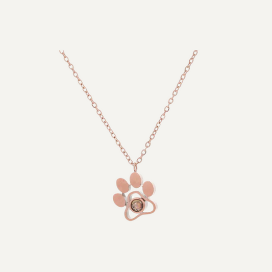 Paw Photo Necklace