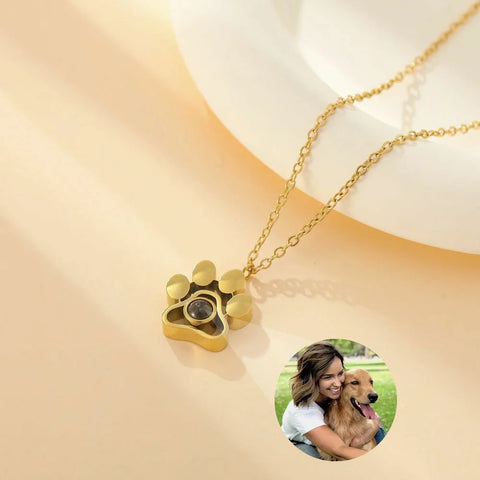 Paw Photo Necklace