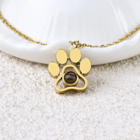 Paw Photo Necklace